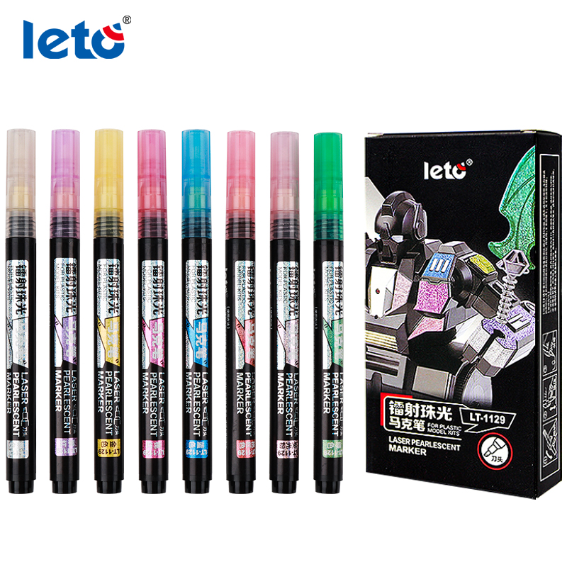 Model Kit Markers - Leto Süper Metalik Model Işaretleyici Sedefli