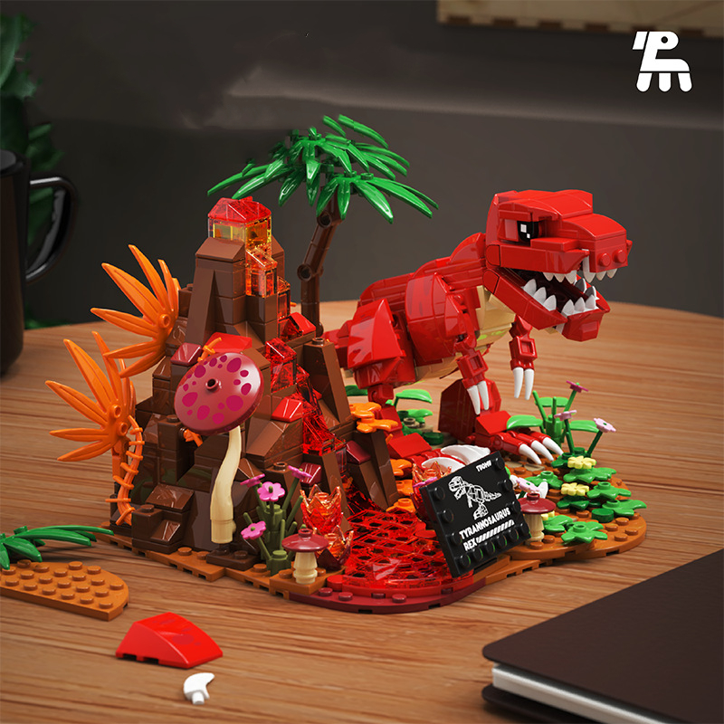 Model Kit Dinosaur - Jurassic Dinozor Dünya Yapı Taşları MOC