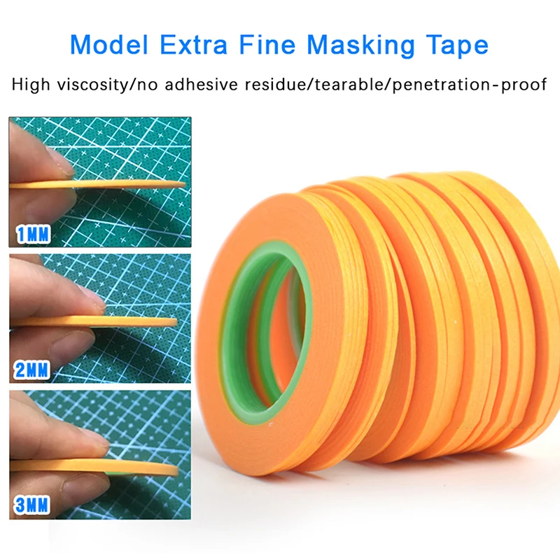 Masking Tape Thin - Model Püskürtme Kaplama Renkli Ultra Bant
