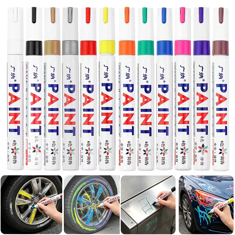 Model Kit Markers - GuangNa 6/12 Adet Renkli Kalıcı Boya
