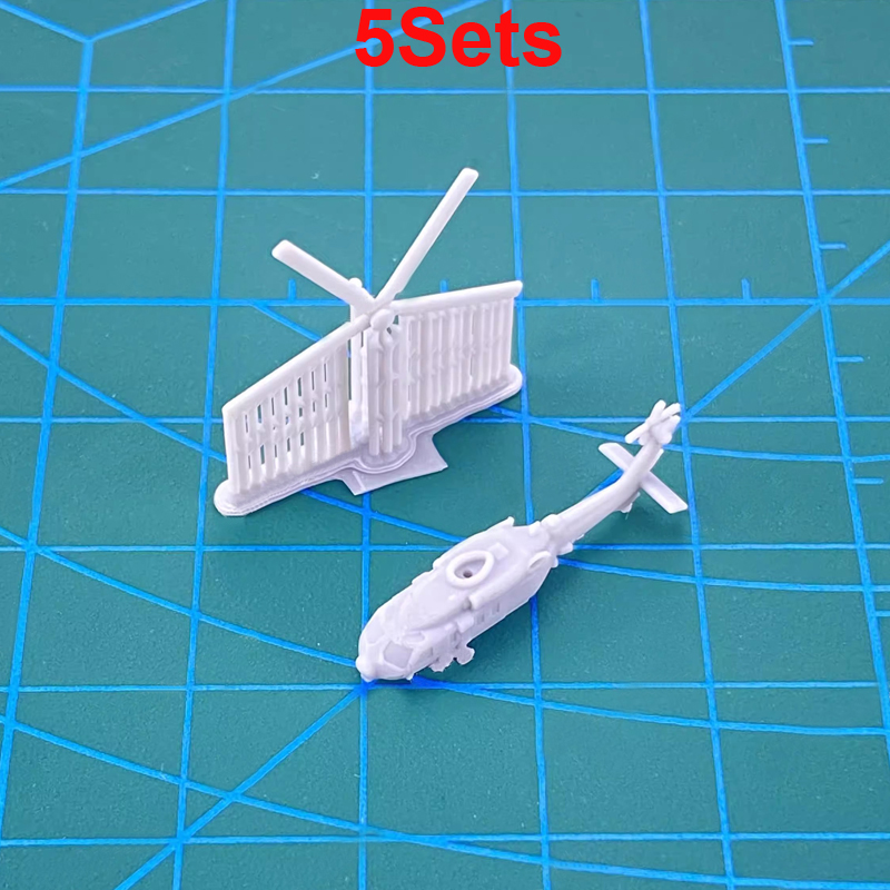 Model Kit Helicopter - 5 takım Model Z-20 Helikopter 1/2000