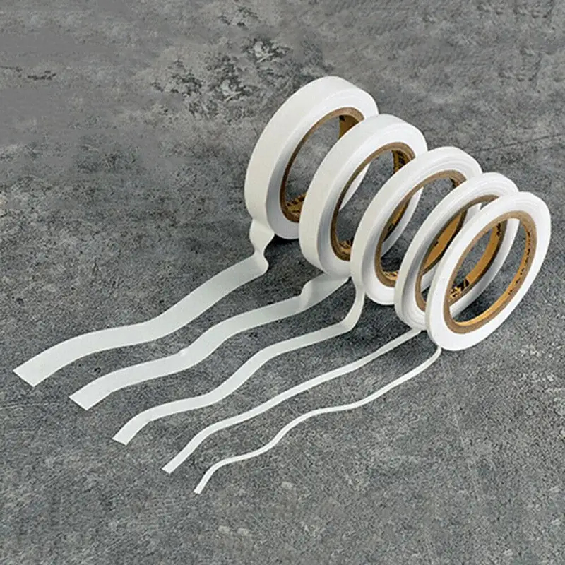 Masking Tape Thin - 2 rulo beyaz esnek eğri maskeleme