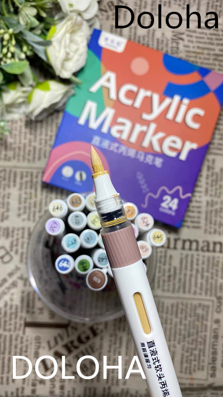 Model Kit Markers - DOLOHA Doloha Düz Sıvı Akrilik Marker