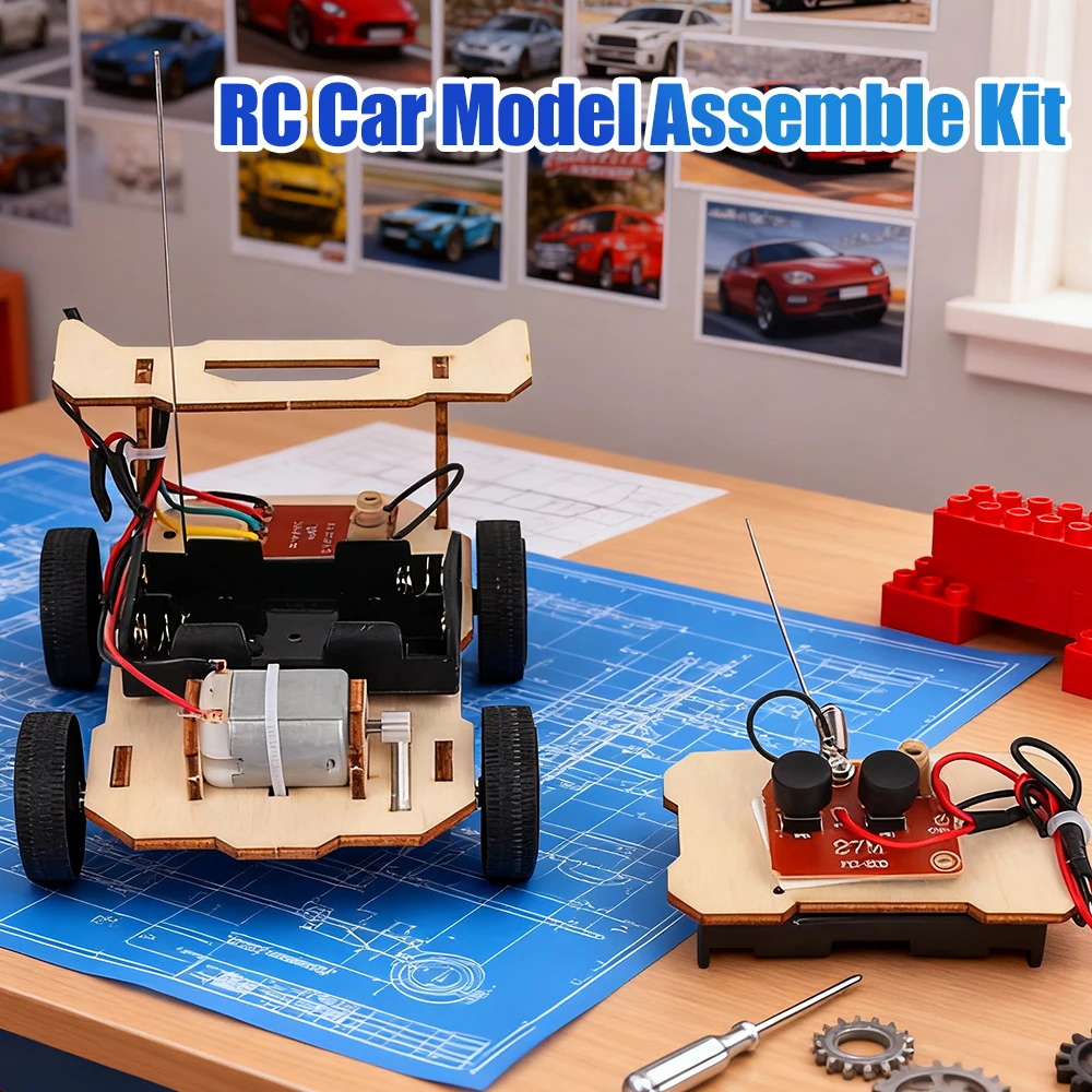 Model Kit Helicopter - DIY RC Araba Modeli Montaj Kiti