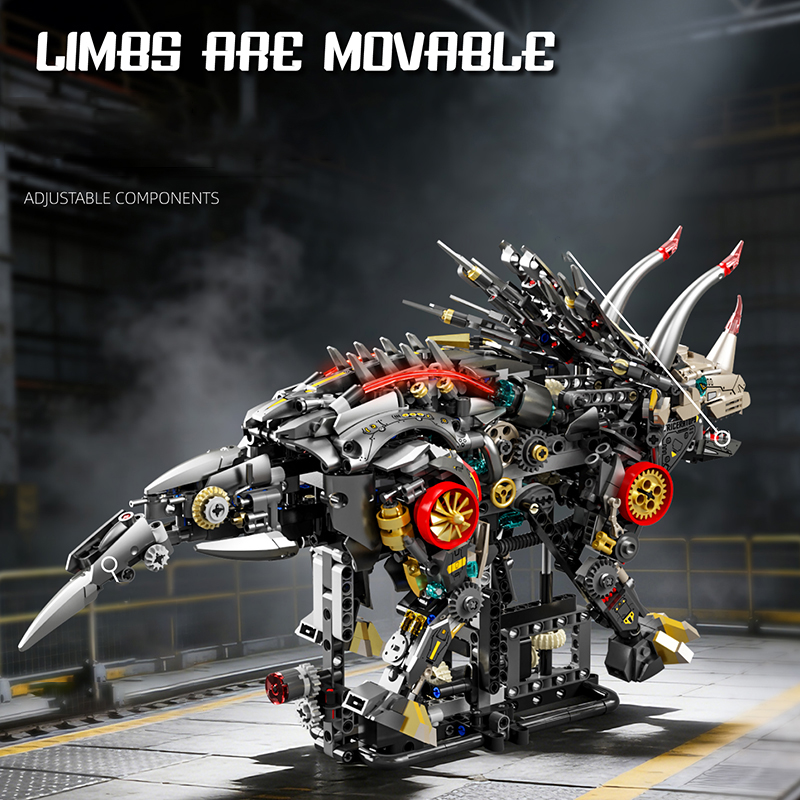 Mekanik Triceratops Yapı Taşla - Model Kit Dinosaur incelemesi ve fiyatı