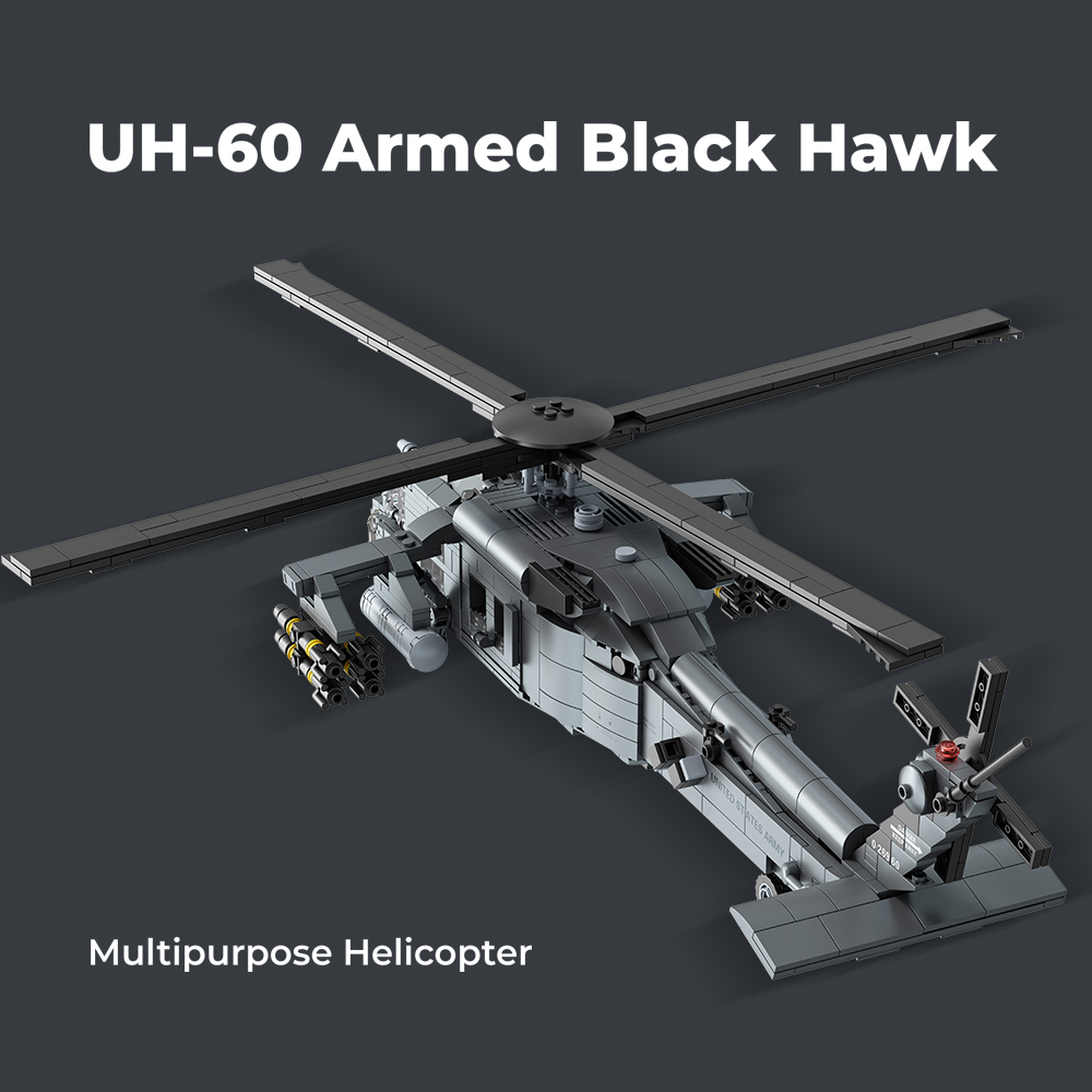 MISINI M8039 1:35 UH-60 Black  - Model Kit Helicopter incelemesi ve fiyatı