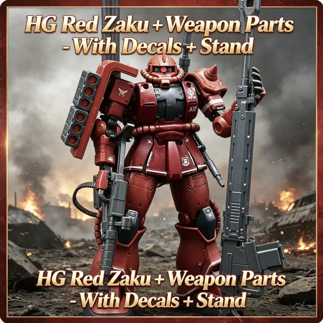 024HG Char'ın Özel Eski Tip Kı - Model Kit Zaku incelemesi ve fiyatı