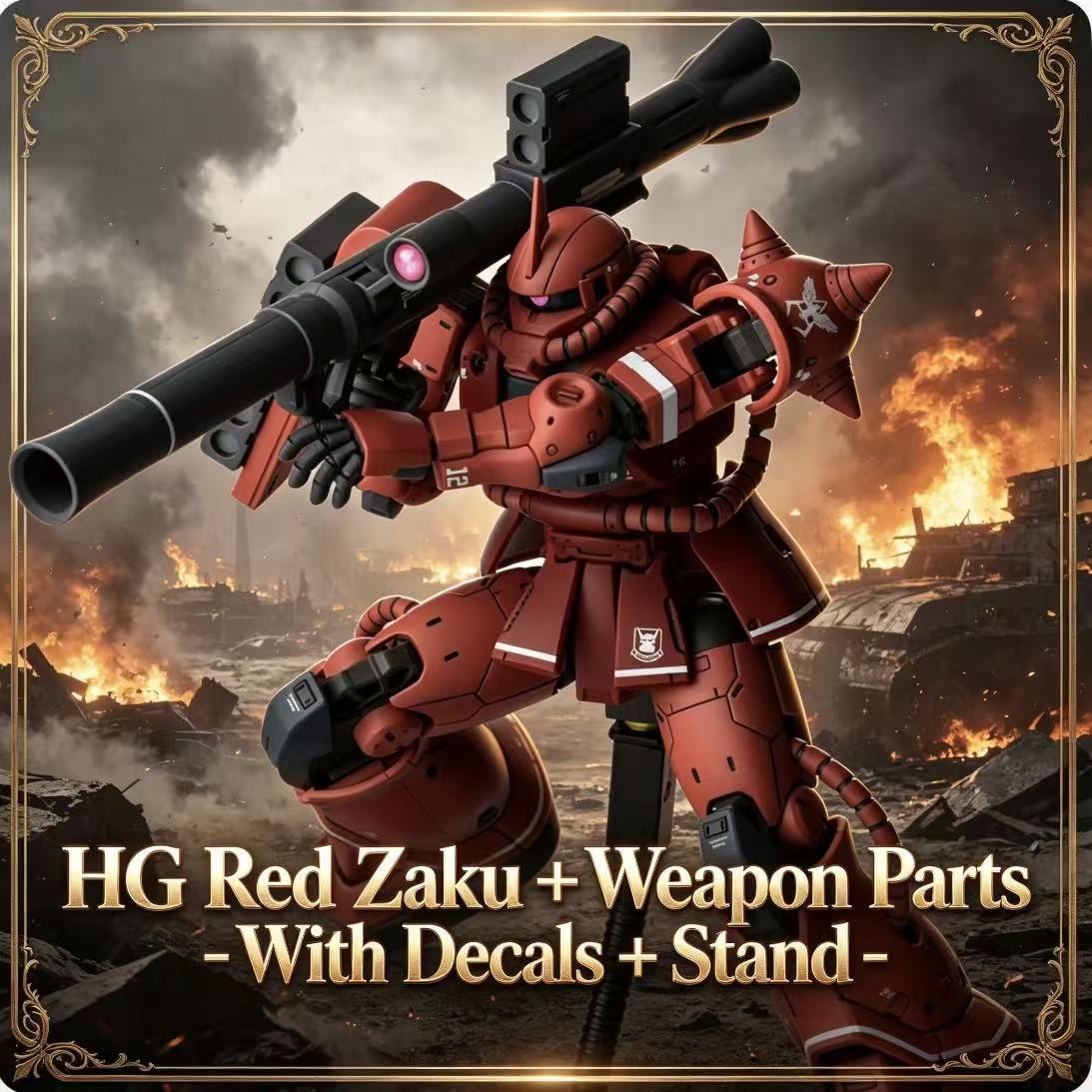 024HG Char'ın Özel Eski Tip Kı - Model Kit Zaku incelemesi ve fiyatı