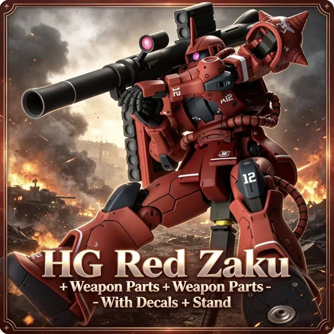 024HG Char'ın Özel Eski Tip Kı - Model Kit Zaku incelemesi ve fiyatı
