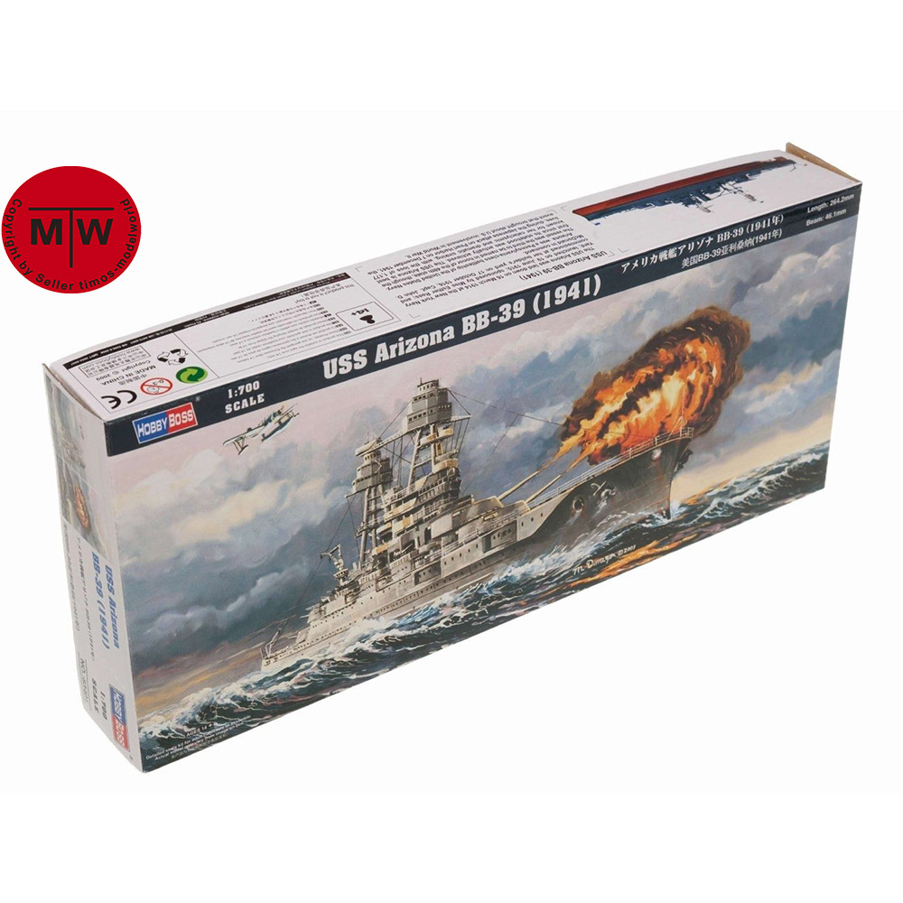 HobbyBoss 83401 1/700 Ölçekli  - Model Kit Uss Arizona incelemesi ve fiyatı
