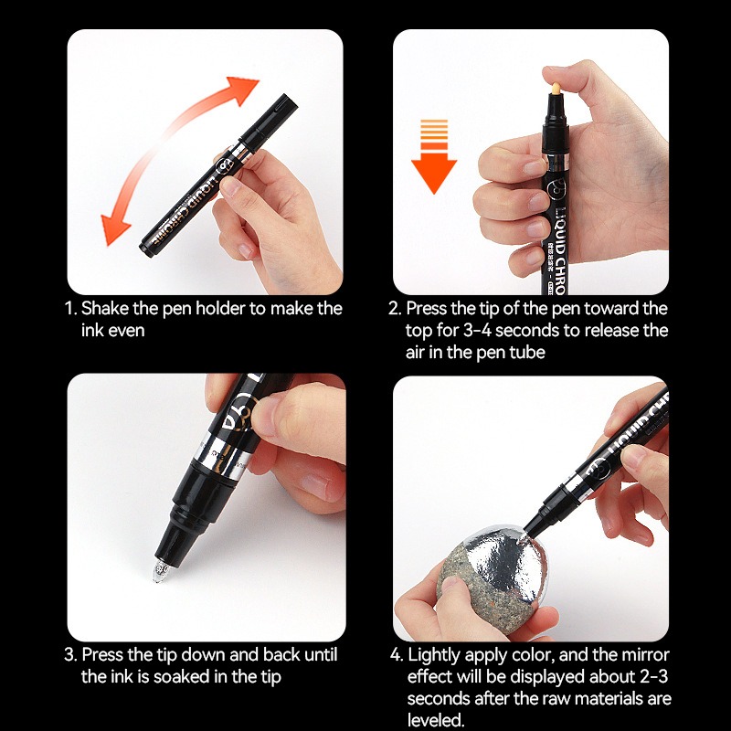 1-6 adet krom kalem işaretleyi - Model Kit Markers incelemesi ve fiyatı
